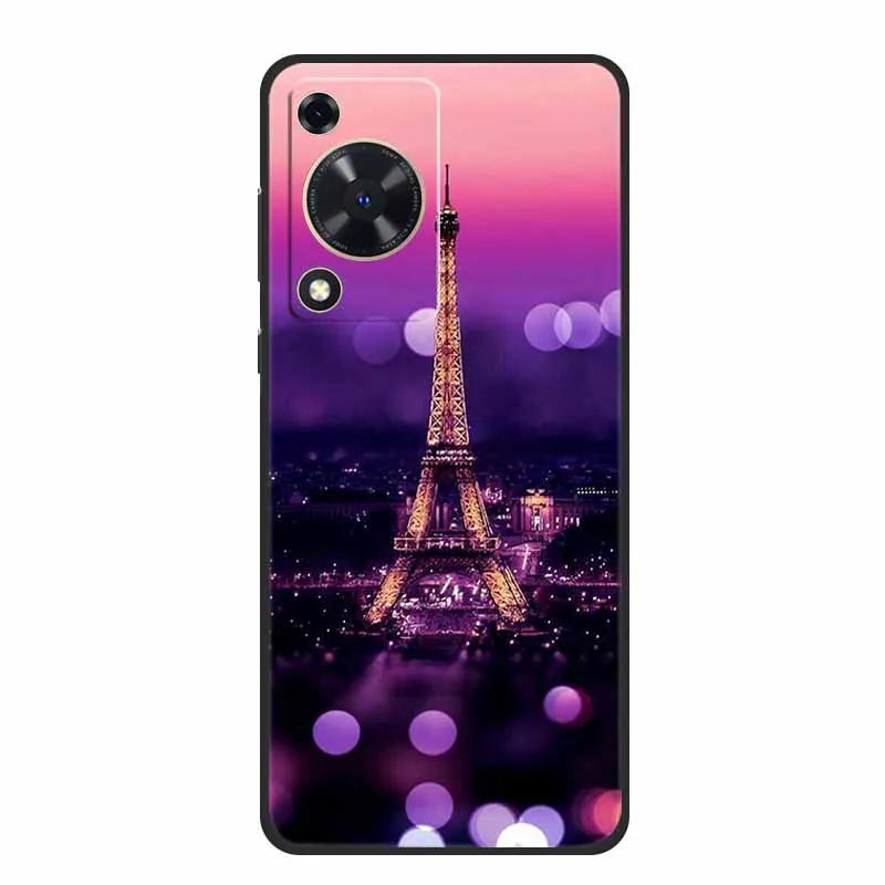 For Huawei Nova Y72s Case Y 72 S Coque Black Silicone TPU Soft Back Cover For Huawei Nova Y72 Y63 Phone Case Y 63 72 Funda Shell