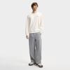 New FILA ORIGINALE Knitted Sweatpants Men's Elegant Gray F11M549604FGY