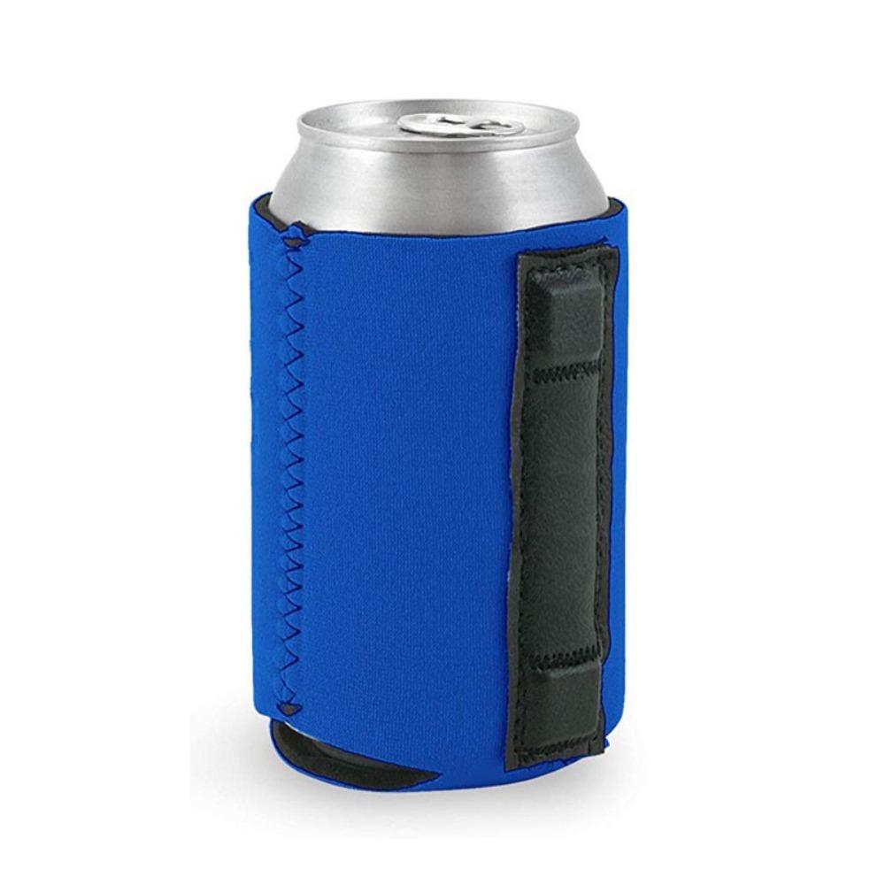 Reusable Magnetic Can Sleeve Neoprene Can Cover New Can Cooler Insulated Sleeve  BBQ синий