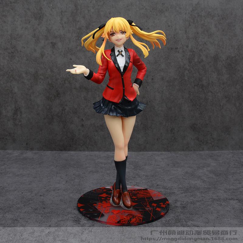 

New Kakegurui Mary Saotome Collectible Anime Figure Boxed Statue Desktop Decor Model Ornament For Anime Fan Collectors Gifts Toy