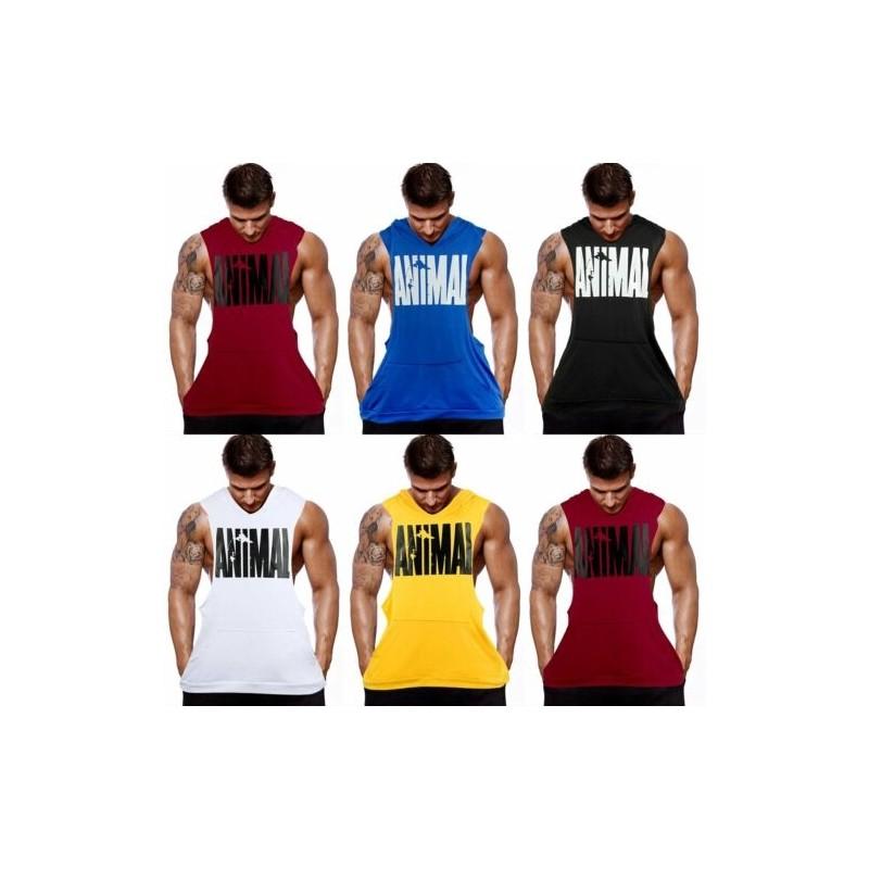 Premium Quality Men Gym Bodybuilding Stringer Clothing Hoodie Tank Muscle Shirt Vest Tops