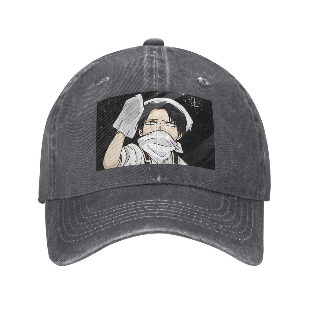 Attack on Titan Manga Erwin Smith Anime Denim Stoff Kappe Lässige Baseballkappen Verstellbarer Hut Sommer Unisex Baseballkappen