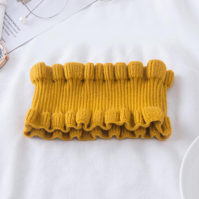 Wool Knit Snood Neck Warmer & Headband - Autumn/Winter Women's Accessory