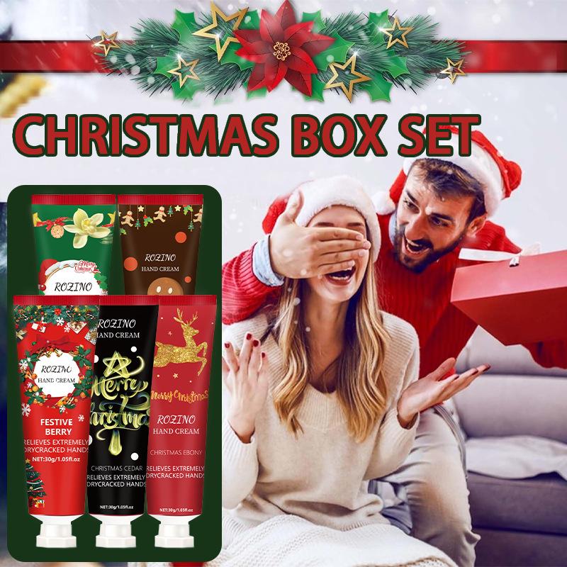 Christmas Hand Cream Long-lasting Moisturizing and Hydrating Autumn and Winter Anti-cracking Small Tube Set