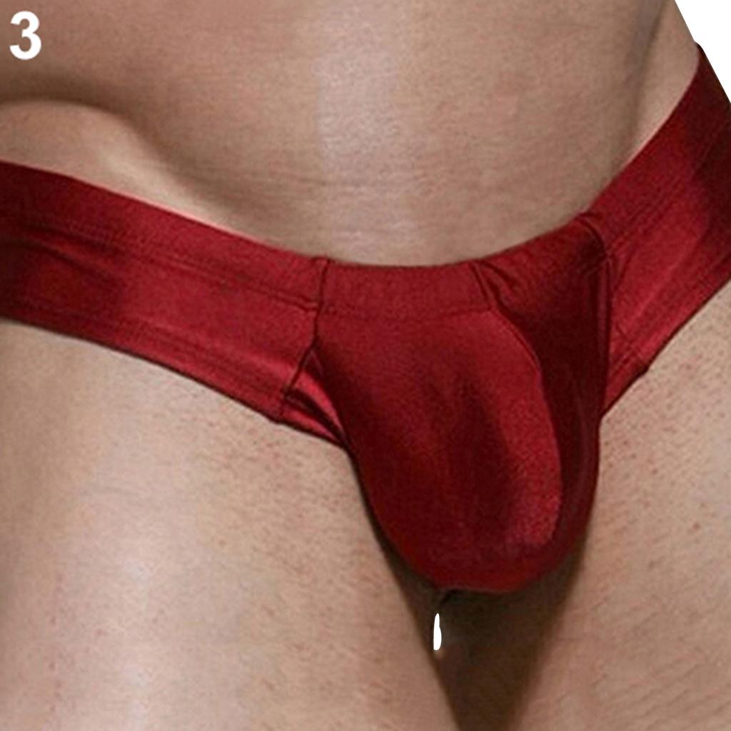 Herren-Unterwäsche mit niedrigem Taillen-Leckage-Hüft-U-Konvex-Design, sexy Tangas für Männer
