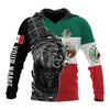 2025 Europe, America, Europe and America men's sweater Mexico logo boys sweater 3D printing autumn and winter hooded sweater