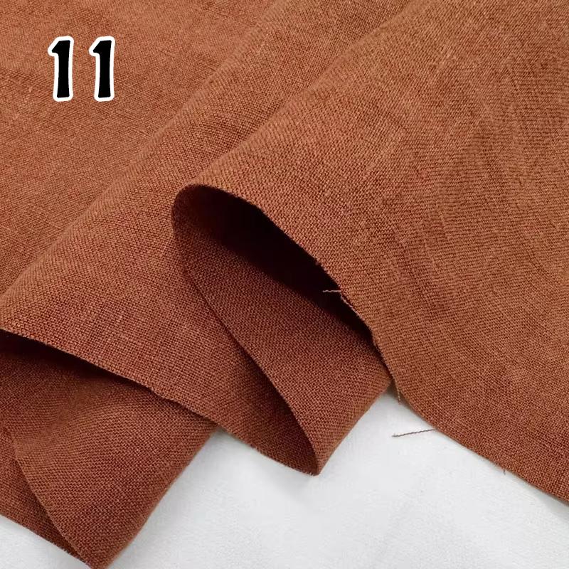 100x140cm 100% Ramie Linen Fabric High-grade Pure Hemp Natural Yarn-dyed Cloth For DIY Hanfu Pants Dress Coat Sewing Crafts