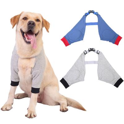 Dog Protector Front Chest Webbing Adjust Buckle Fixed Ring Comfortable Breathable After Injury Tool