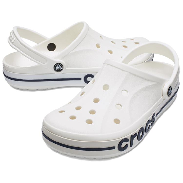 Crocs Unisex Bayaband Clog 'White/Navy' 205089-126