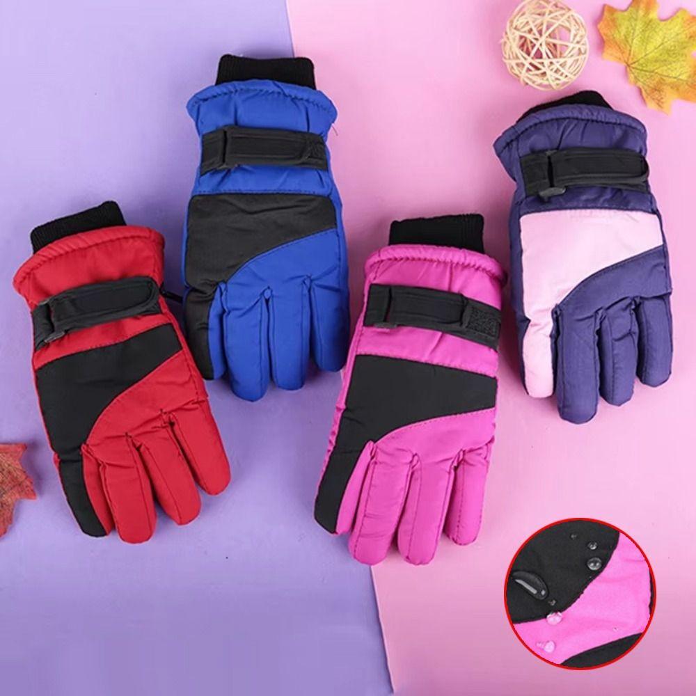 Warm Children Gloves Thicken Winter Mittens High Quality Kids Ski Gloves