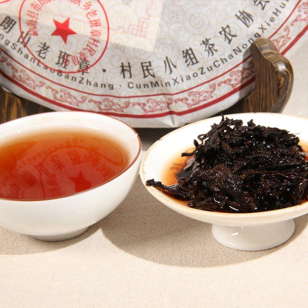 2008 Yr Sanpa Lao Ban Zhang Ripe Puerh 100% Natural Shu Puer Tea 357g