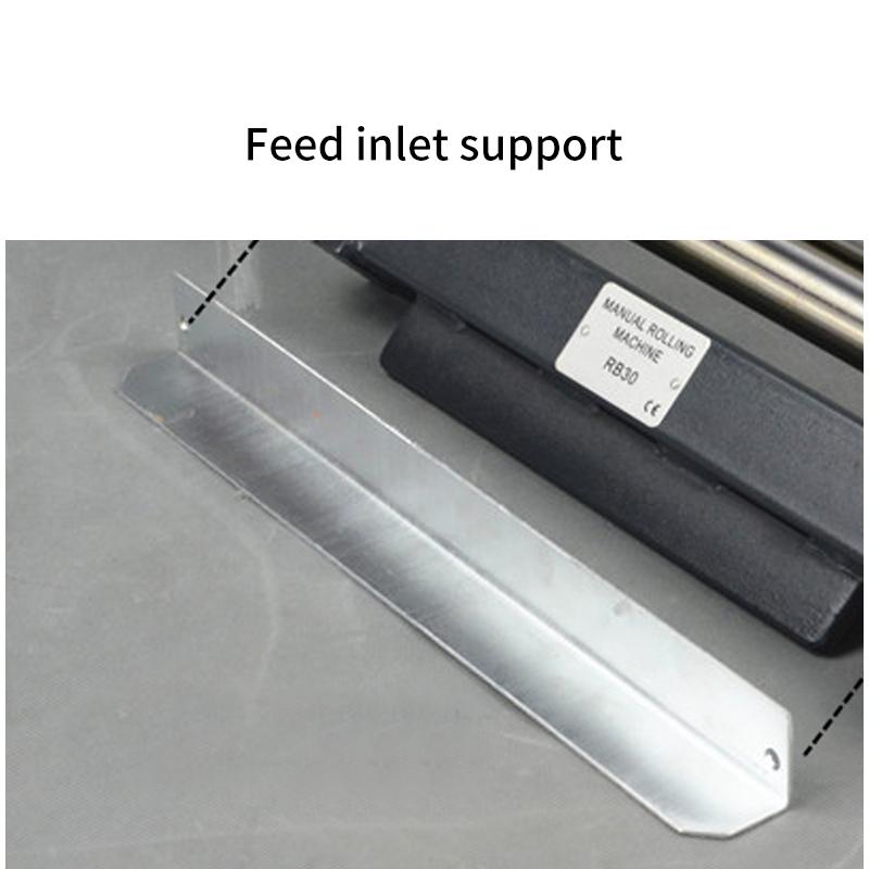 Manual Bending Machine Mini Round Tube Roller Making Tool Desktop Metal Plate Bender Hand Crank Folding Plate Folding Machine