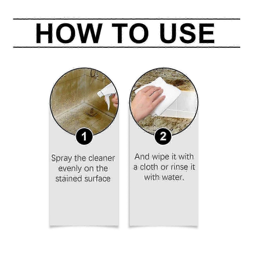 Glass Tile Cleaner Bathroom Glass Door Bathtub Tile Crystal Clear Stain Cleaner