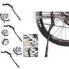 Supporto da Parcheggio Regolabile per Mountain Bike Supporto Leggero in Lega di Alluminio Singolo Lato