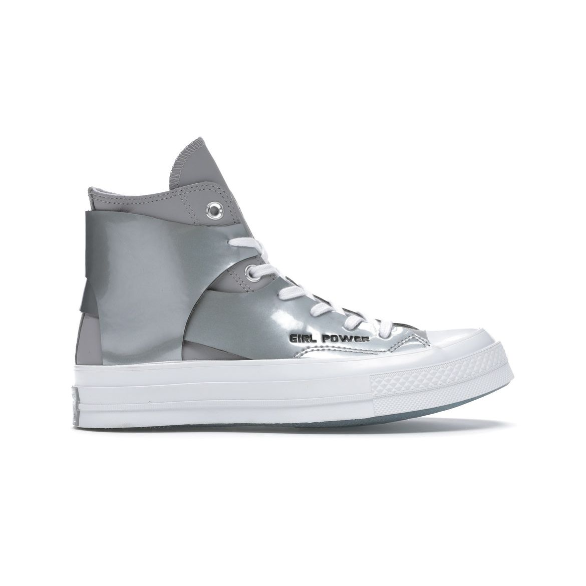 

Converse Женские кроссовки Feng Chen Wang x Chuck 70 High Sleet серо-белые 565541C