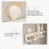 No-Drill Bathroom Organizer Suction Cup Storage Rack Simple Hair Dryer Holder  Household