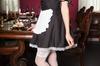 Clearstone GLOWHOLIC Cosplay Halloween Korsett Maid S Schwarz Damen