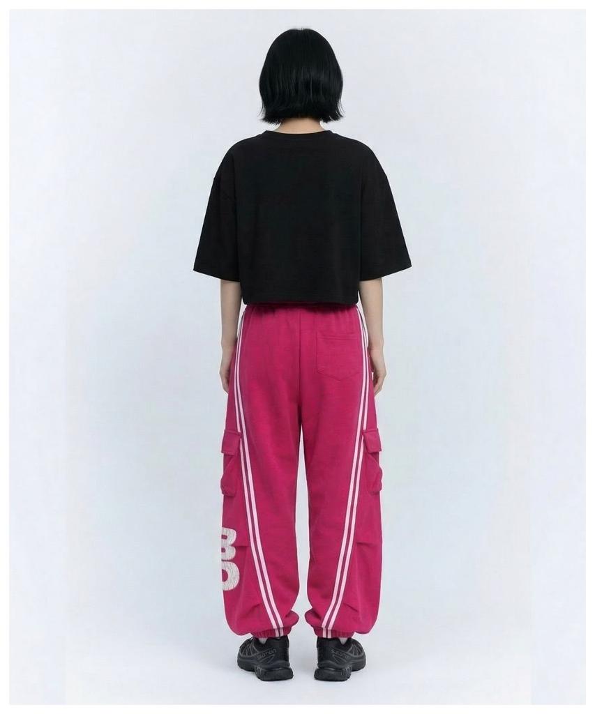 DOUBLE JD 2-Stripe Balloon Jogger Pants