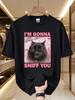 I'M Gonna Sniff You Internet Celebrity Meme Fun Cat Print, Silly Cat Mischievou