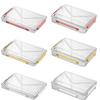 Transparent Desktop Paper Storage Box Dust Proof Card Holder Case File Document Organizer  Contract