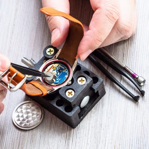 Roczential 5-Piece Plastic Tweezers, 120mm Anti-Static Point Tip Pick-Up Tool (Black)