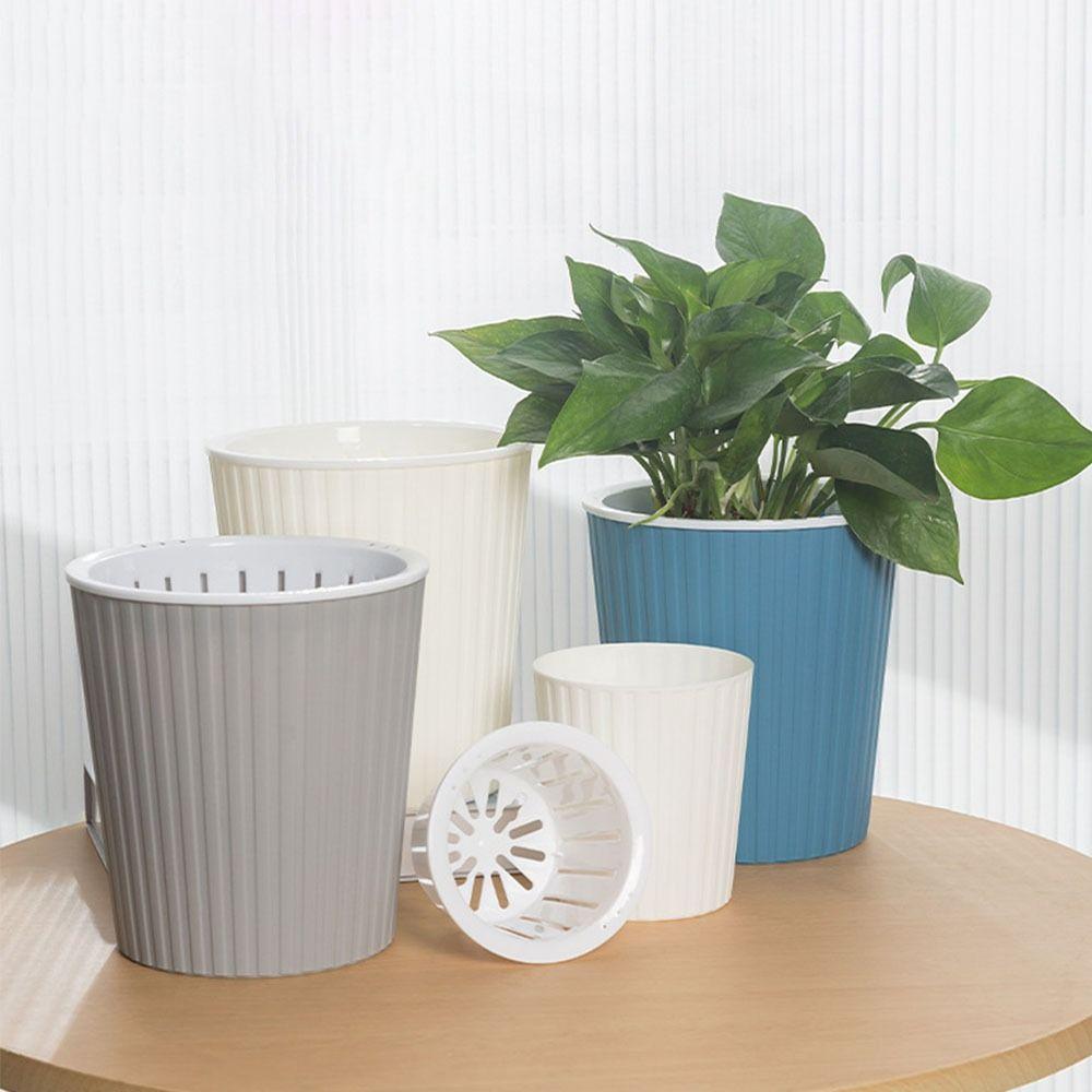 Ghivece Hidroponice cu Absorbție Automată a Apei, Ghiveci de Plastic pentru Plante, Ghiveci pentru Flori Suculente, Ghiveci pentru Flori pentru Leneși