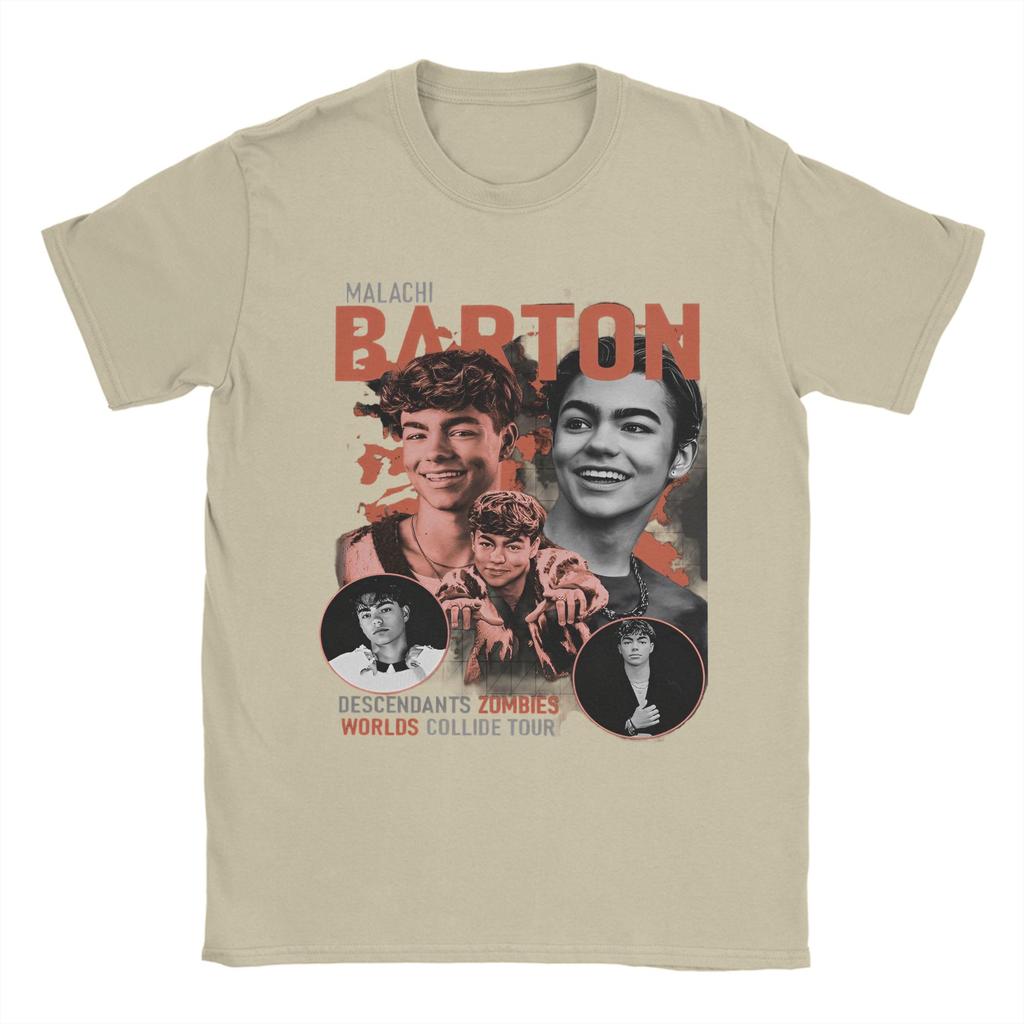 Descendants Zombies Worlds Collide Tour Malachi Burton Victor T Shirt  Cotton Clothing Fashion Short Sleeve Shirt