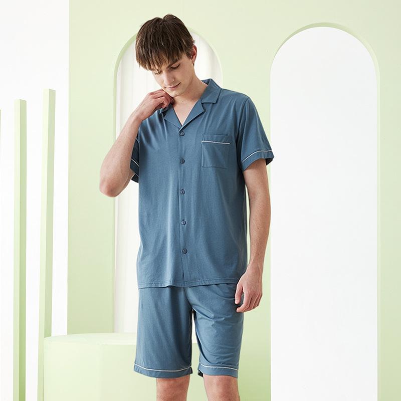 

Женский пижамный комплект Lenzing Modal Cool Cotton - Кардиган с коротким рукавом и шорты XXL