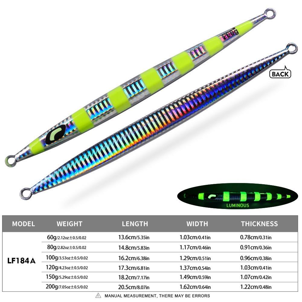 Fast Sinking Fast Sinking Hard Bait 120g Jigging Fishing Lures  Seawater Fishing