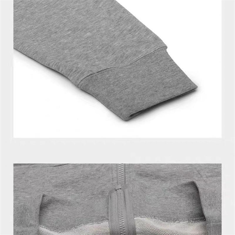 Herfst Uniseks Zware Cardigan Hoodie - Trendy Casual Sport Mode