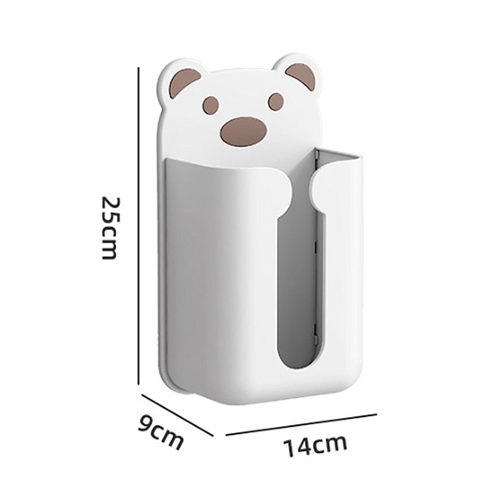 1pcs Creative Space-saving Multifunctional Mask Storage Box Wall Mounted Tissue Box Adhesive Tissue