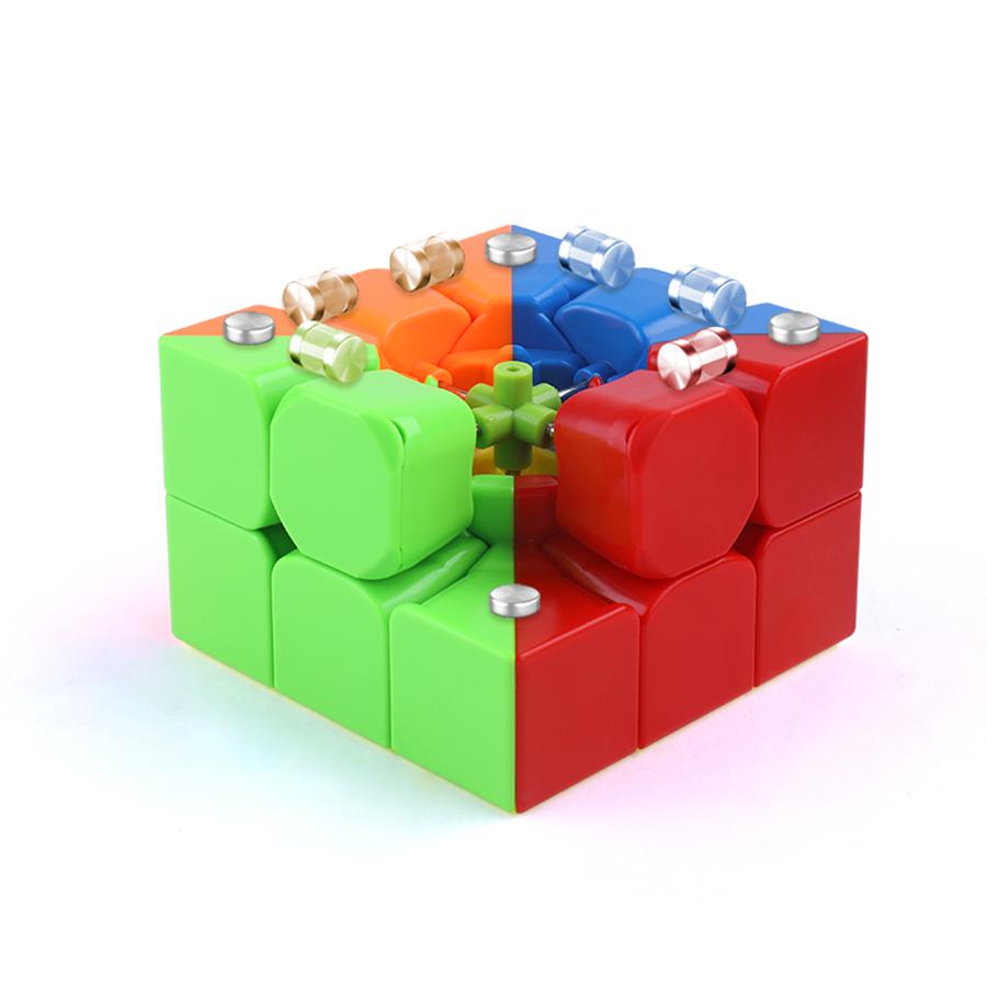 Qiyi Plus 9Cm 3X3 Magnetic Magic Cube Qimeng 3X3X3 Professional 3×3 Speed Puzzle Children'S Fidget Toys Speedcube Cubo Magico