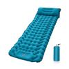 Individuelle ultraleichte aufblasbare TPU-Campingmatte, wasserdichte Luftmatratze, Schlafmatte mit integrierter Fußpumpe