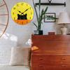 Easy To Read Funny Cat Wall Clock Hanging Watch Hanging Clock Housewarming Gift for Indoor Kitchen Bedroom Living Room Decor