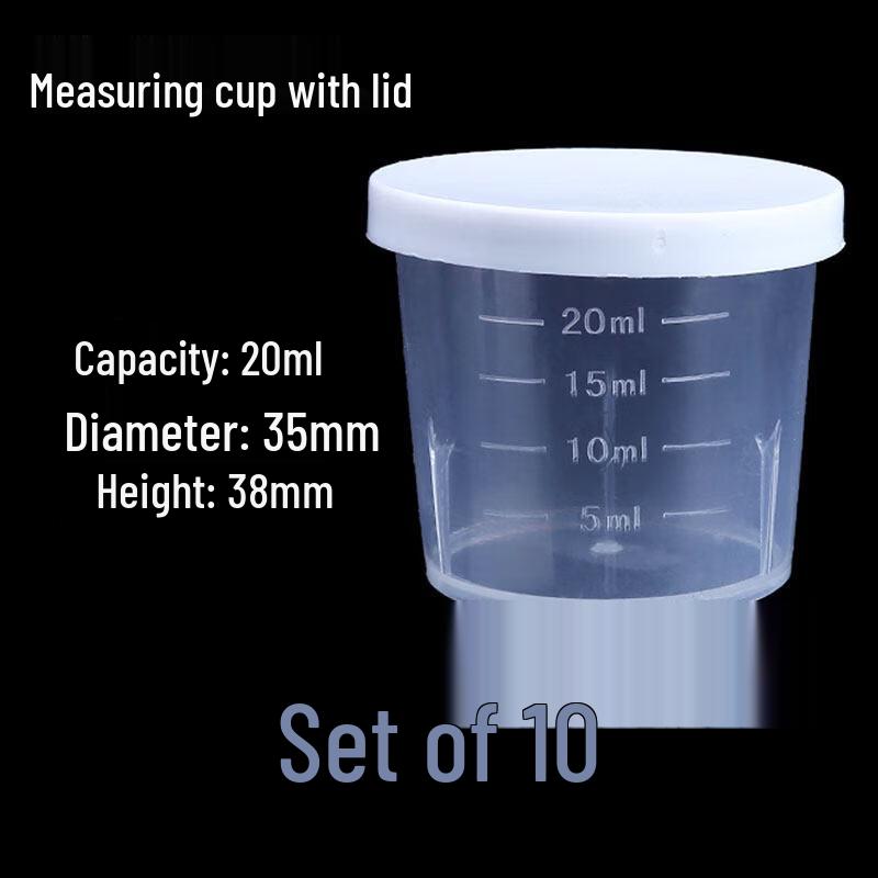 ZISIZ Commercial Food-Grade Plastic Measuring Cup