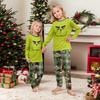 Christmas Print Cute Family Set Pajamas, Home Clothes, Family Set Long Sleeve Top Pants Set