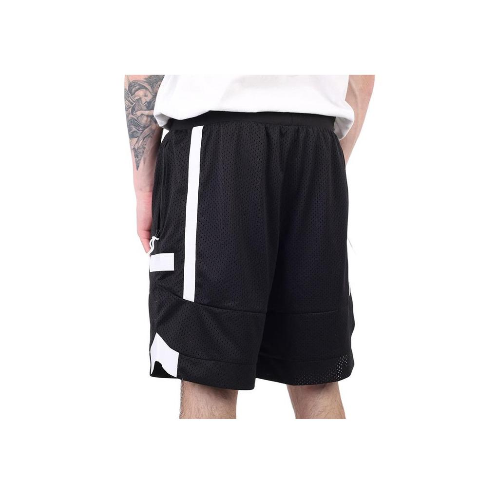 Puma Color-Block Mesh Drawstring Shorts Men Bottoms Black 530329-03