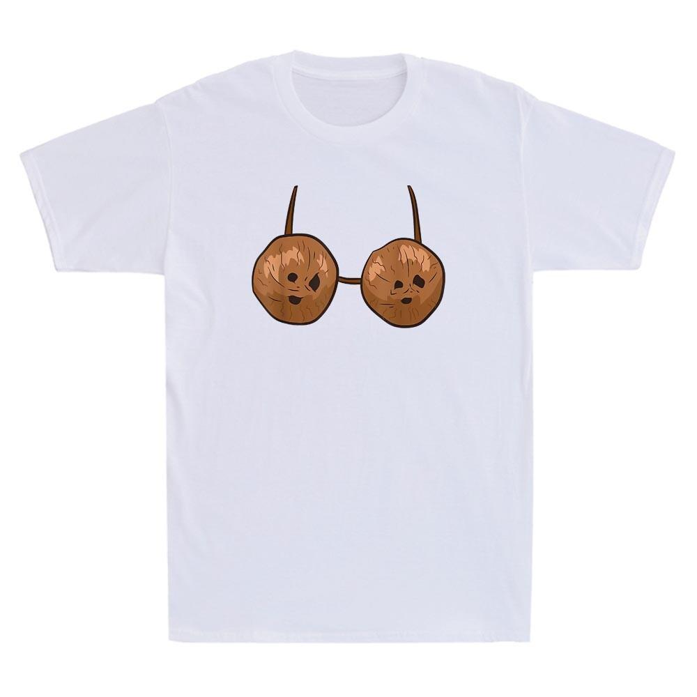 Coconut Summer Coconuts Bra Funny Graphic Gift Humor Unisex's Short Sleeve T-Shirt