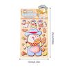 3D Soft Belly Stickers Cartoon Squeeze Decals Door Handle Protectors DIY Decorative Stickers For Laptops Phone Cases Notebooks