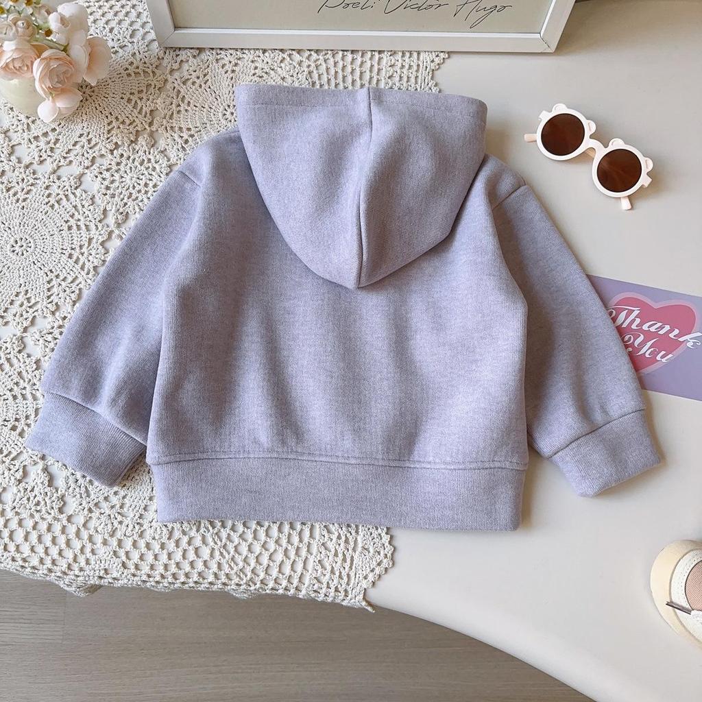 New Winter Girls' Casual Three-Piece Set: Hooded Vest, Sweatshirt, and Long Pants (AWB107)