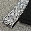 Rochie Bodycon Bandaj Europeană & Americană cu Strass-uri, pe un umăr