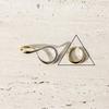 PANJBJ 925 Silver Line Crossing Ring for Women Punk Hip Hop Exaggerate Trend Adjustable Jewelry Party Gift