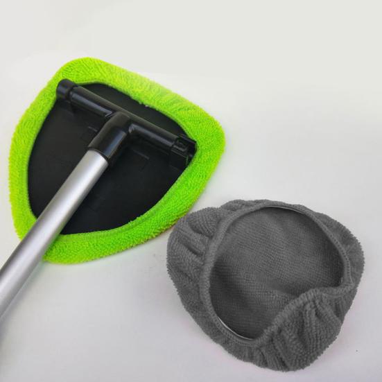 Windshield Cleaning Tool Car Cleaning Brush Retractable Windshield Cleaning Wand Auto Window Cleaner Microfiber Cloth Car Wash Brush