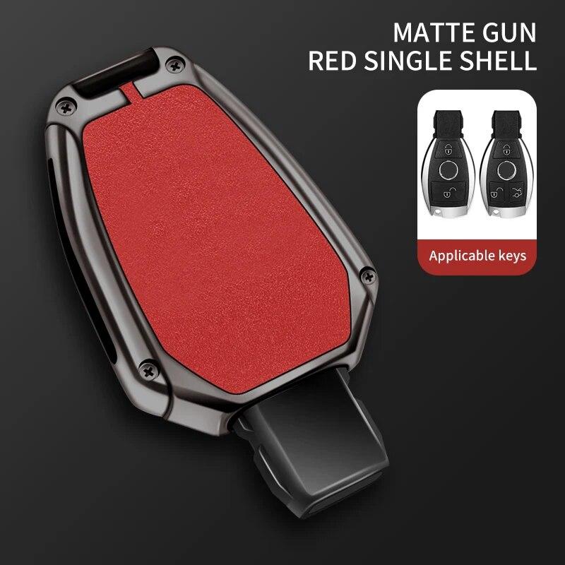 Zinc Alloy Car Remote Key Case Cover Shell Fob for Mercedes Benz A B C E Class GLA CLA GLC CLS W204 W221 W205 W176 W212 W463 AMG