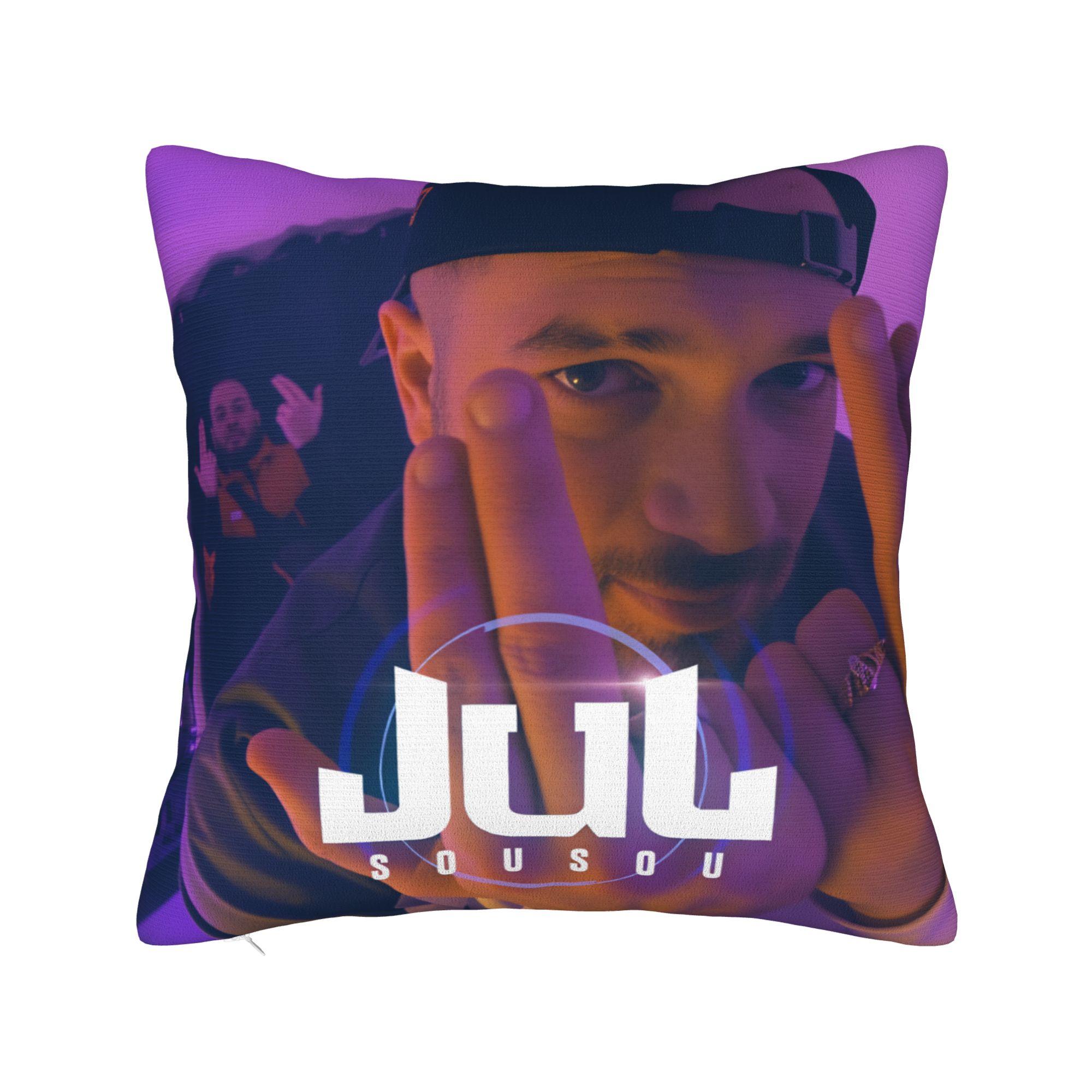 Hot Rapper JuL Inarretable  Pillow Case  Funny Pillow Cover Square Pillowcases For Office Car Home Decor 50*50cm