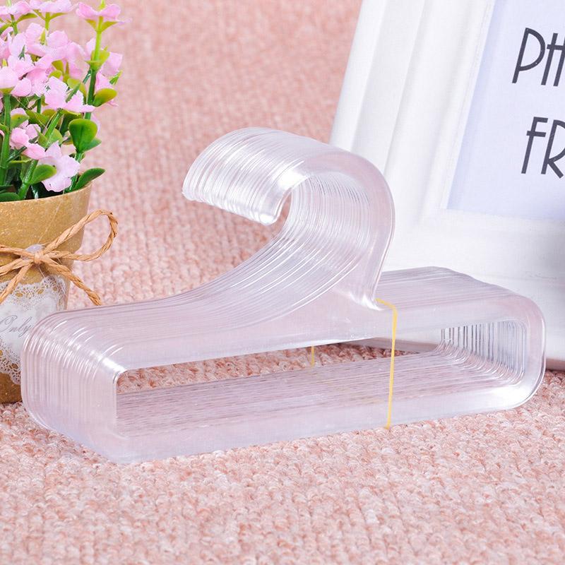 100 Stück Rechteckiger Kleiderbügel 14/17cm Reise Aus Praktischer Trockenständer Kunststoff Verdicken Rutschfest Schal Schal Höschen Socken Kleiderbügel