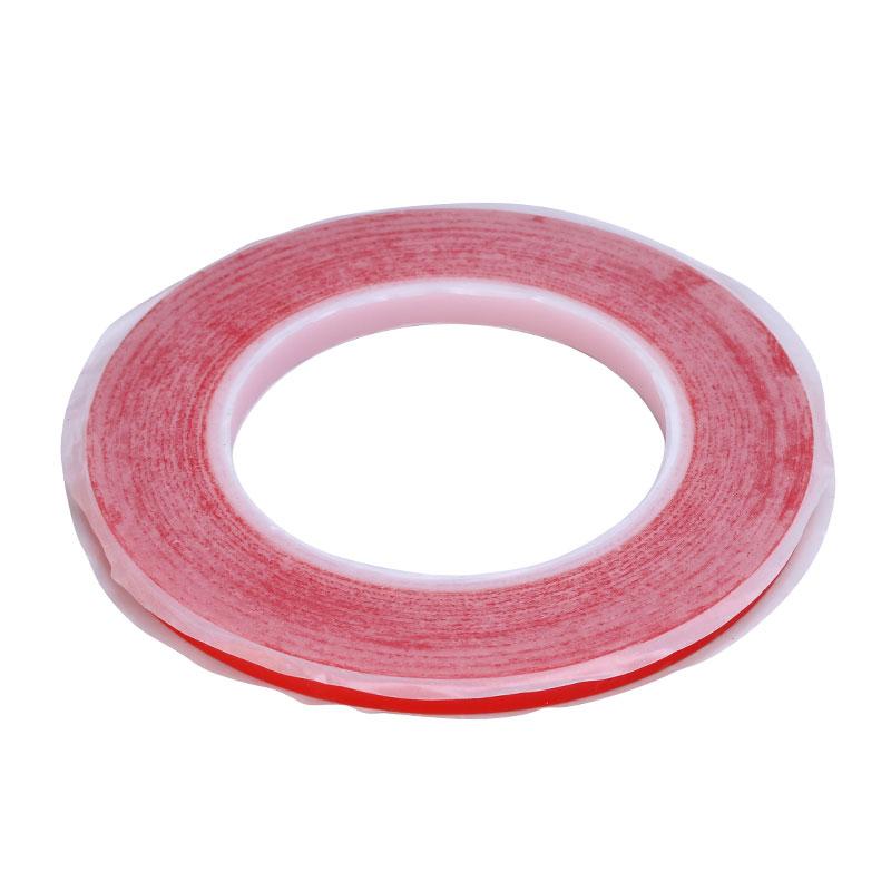 Doppelseitiges Klebeband, Länge 25 m, Breite 2/4/6/8/10 mm, starkes, klares, transparentes, hitzebeständiges Klebeband