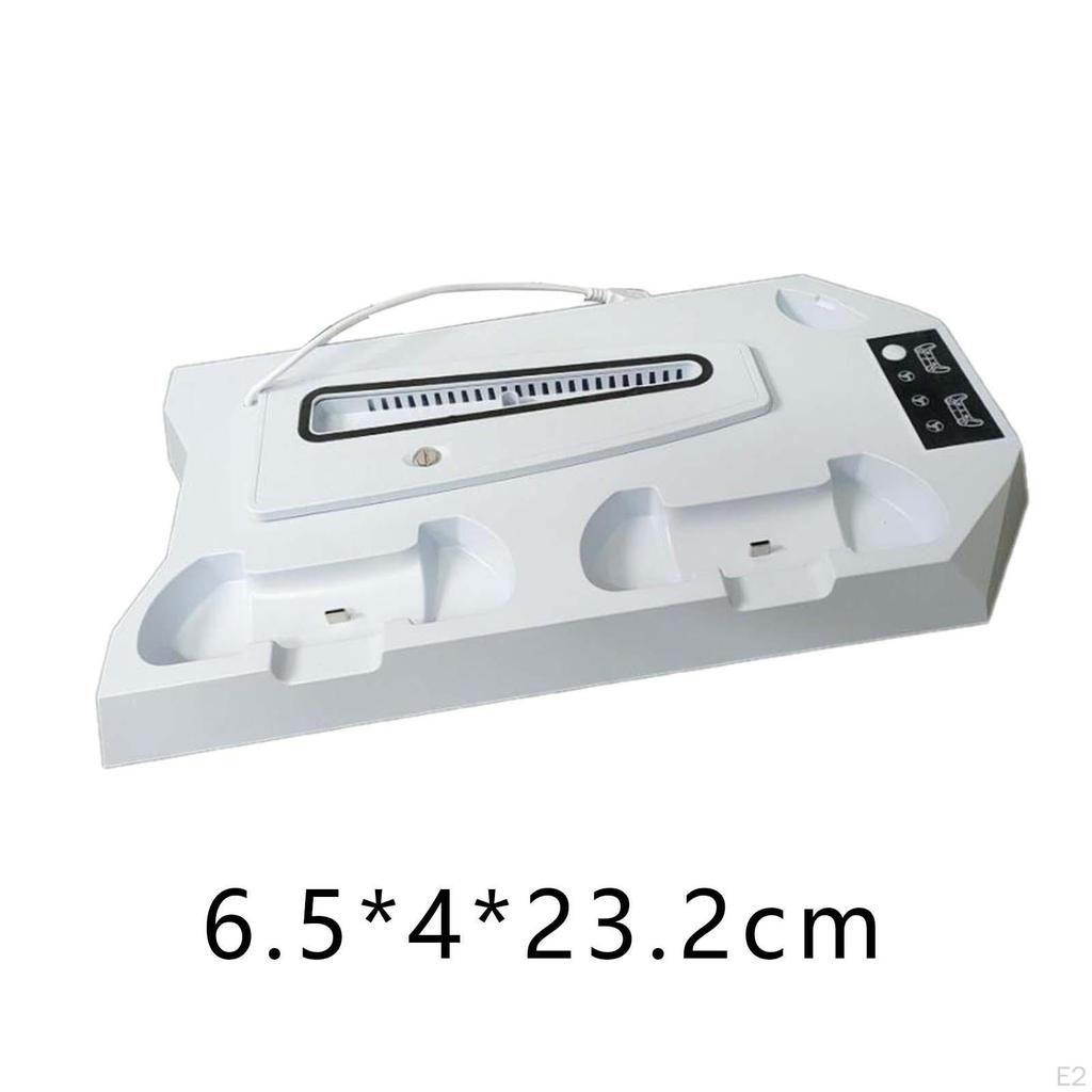 Charging Stand with Cooling Fan,LED Controller Charger,3 Port Adjustable Fan Gamers