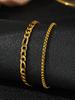 Stainless Steel Anklet Europe and the United States Personality Design Chain Minimalist Anklet For Women Zircon Beach Party Ne