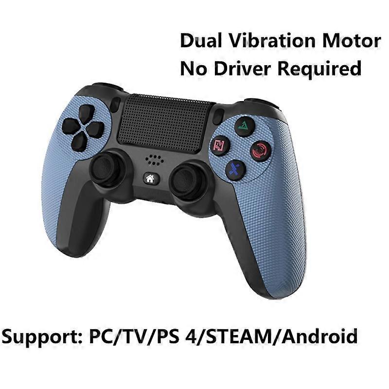 KM048 Bluetooth-compatible Wireless Controller for PS4 Cordless Game Handle 4.0 with Light Bar Suppo